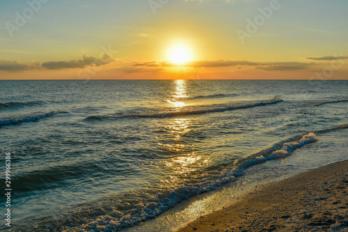 Fototapeta Naklejka Na Ścianę i Meble -  Sunset at Sanibel beach