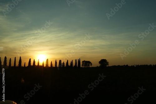 Sonnenuntergang in Italien