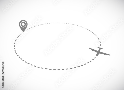plane track icon