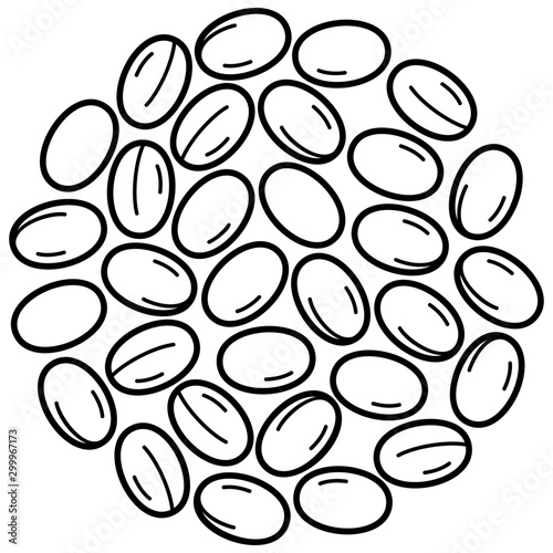 Roasted salted soy nuts