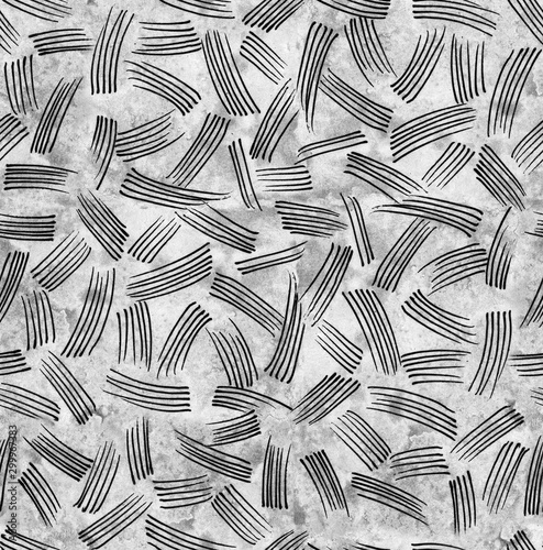 Abstract seamless pattern. Watercolor design template.