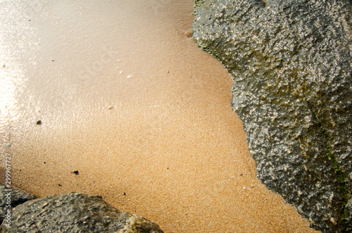 Sea and sand beach