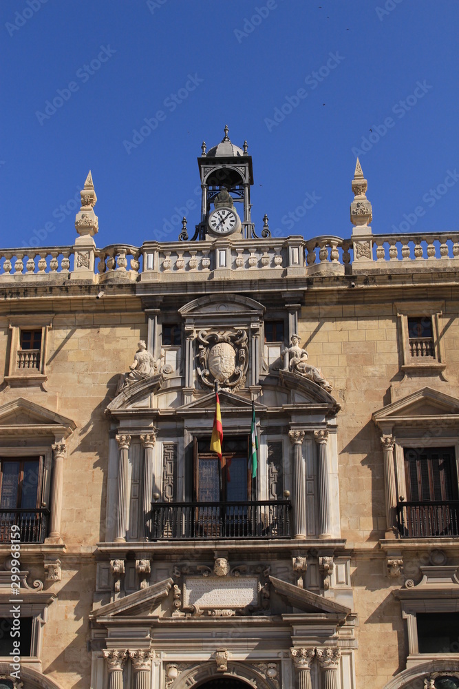 High Court of Andalusia (Palacio de la Chancilleria) in Granada, Andalusia, Spain.