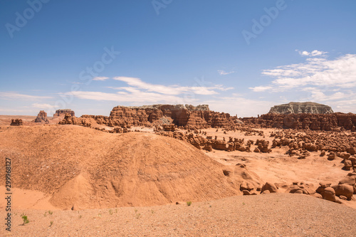 landscape on the Goblin state park in the united states of america photo