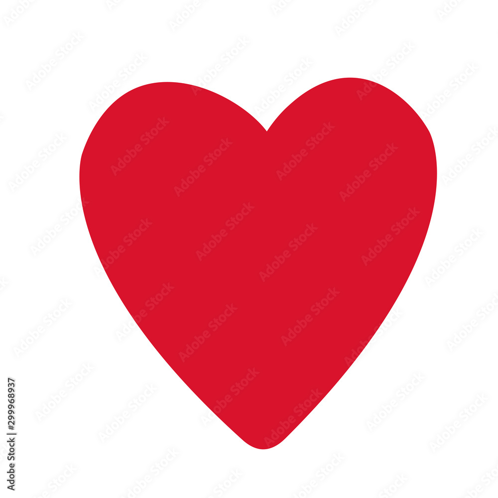 Heart icon, love design vector illustration