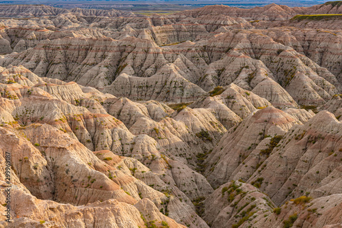 Badlands National Park landscape in South Dakota
