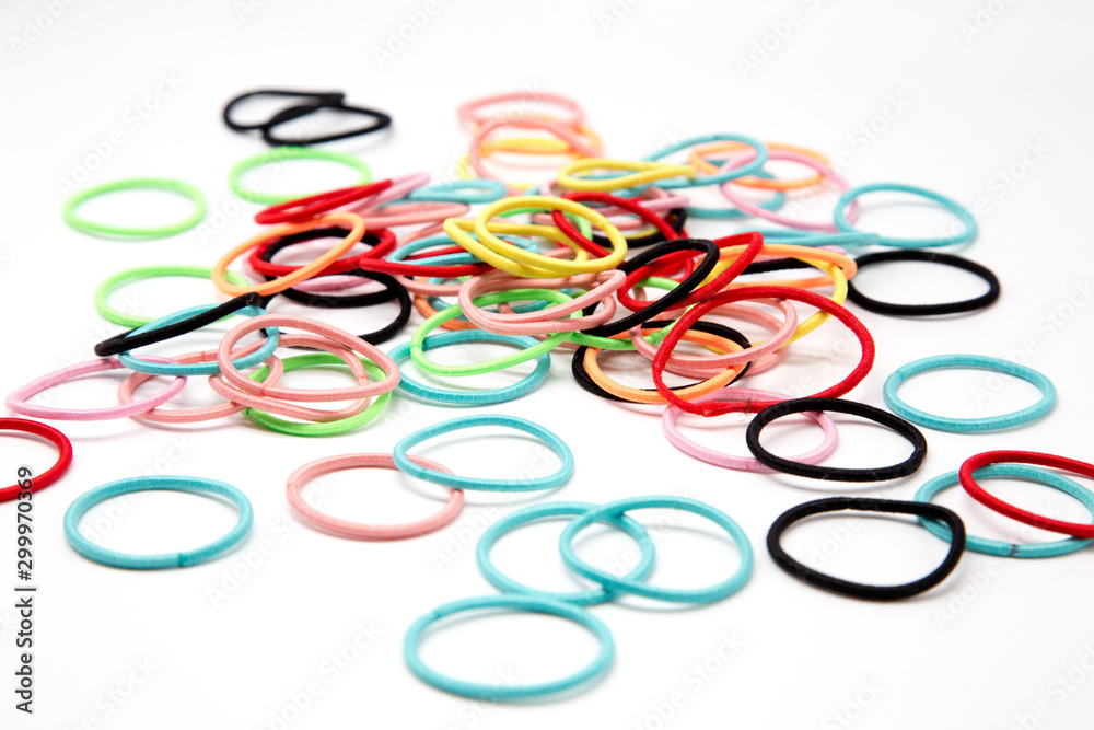 Elastic band for hair figure