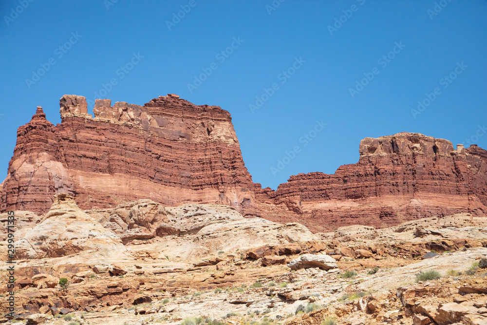 Colorado River and Glen Canyon as seen from Utah State Route 95