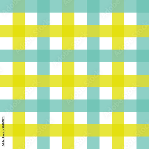 Lumberjack pattern blue yellow vector