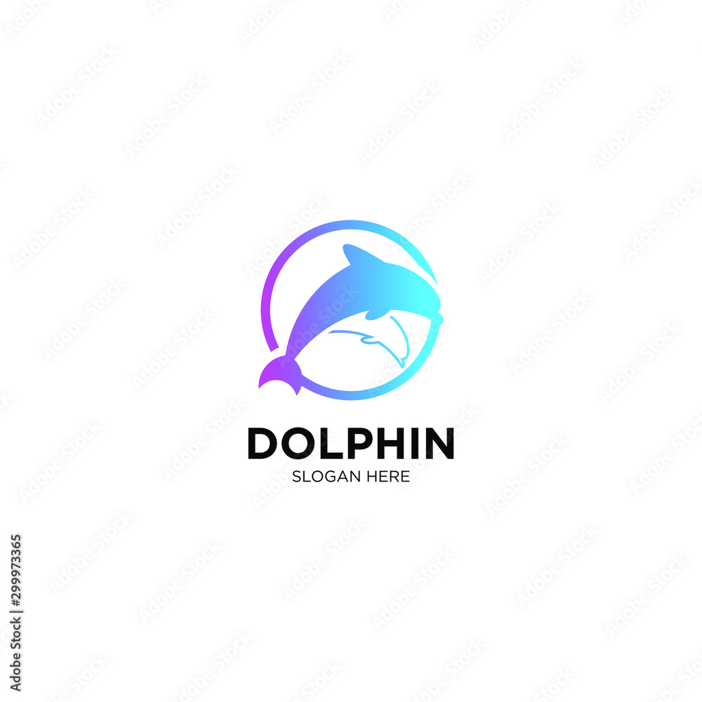 dolphin with baby logo templates dolphin with baby logo templates