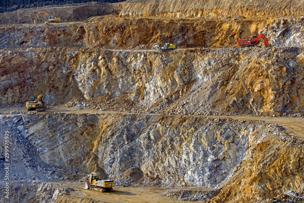 Obraz premium Kopalnia wapienia