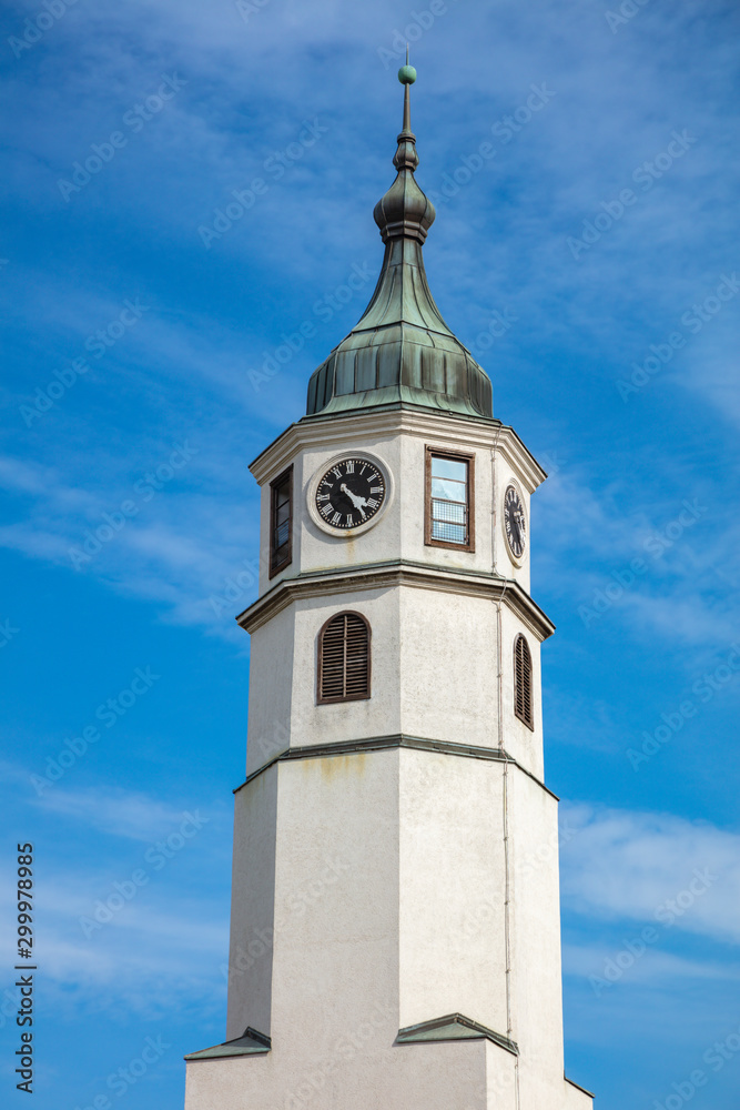 Sahat Tower in Kalemegdan Fortress