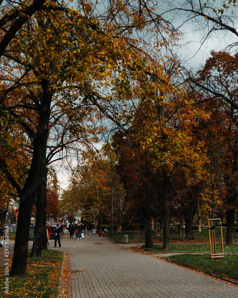 Jesienny spacer po Warszawie