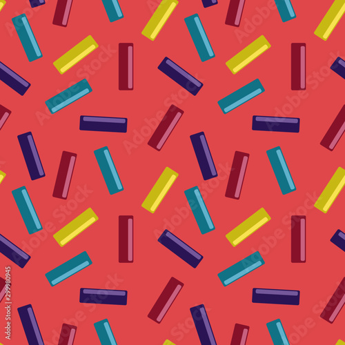 colored cylinders pattern vector illustration 
