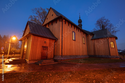 Fototapeta Naklejka Na Ścianę i Meble -  St Stanislaus Church in Humniska