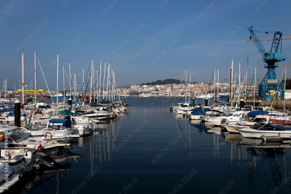 Puerto pesquero y ciudad de Vigo