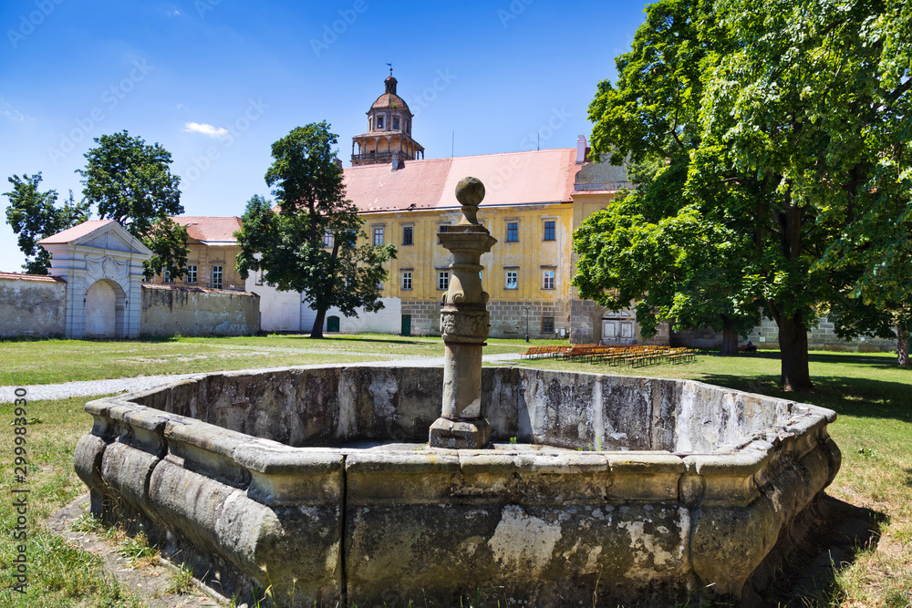 renaissance castle Moravsky Krumlov, Vysocina district, Czech republic, Europe
