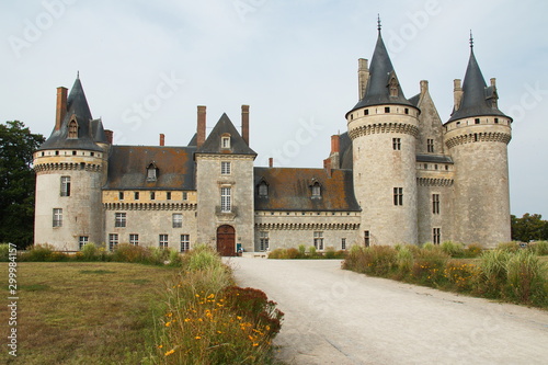Castle in Sully-sur-Loire in France,Europe
