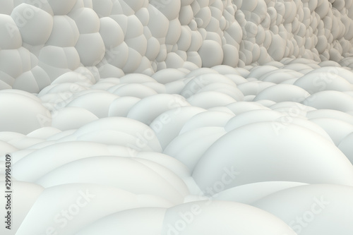 3d render abstract volumetric background