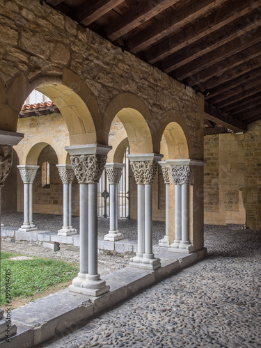 Cloister of the church of Saint Pierre, France