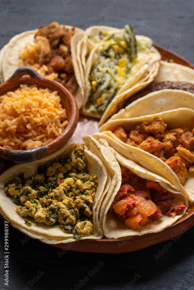 Mexican stew tacos also called Mexican stew tacos also called