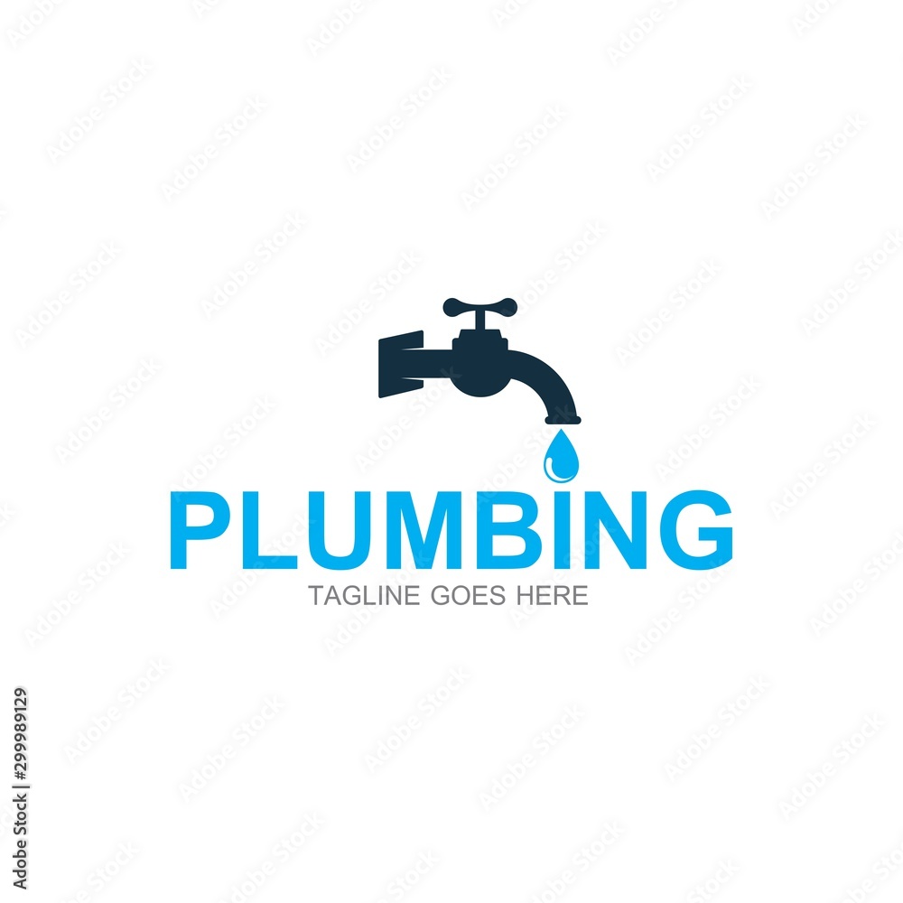 Plumbing Logo Template Design Vector template