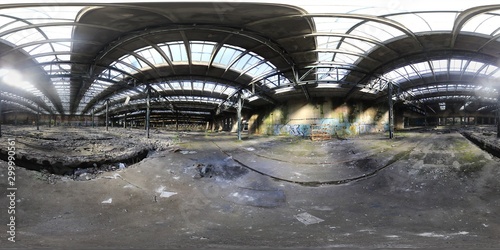 Abandoned Factory HDRI panorama