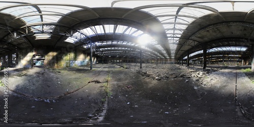 Abandoned Factory HDRI panorama