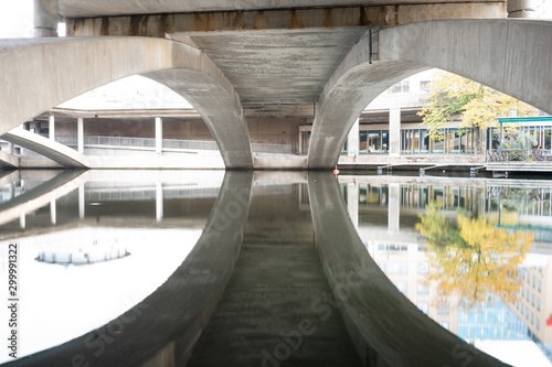 Photography Bridge in an urban setting in stockholm