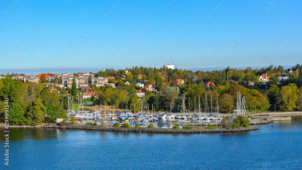 Suburbs of Stockholm, Baltic sea, Sweden