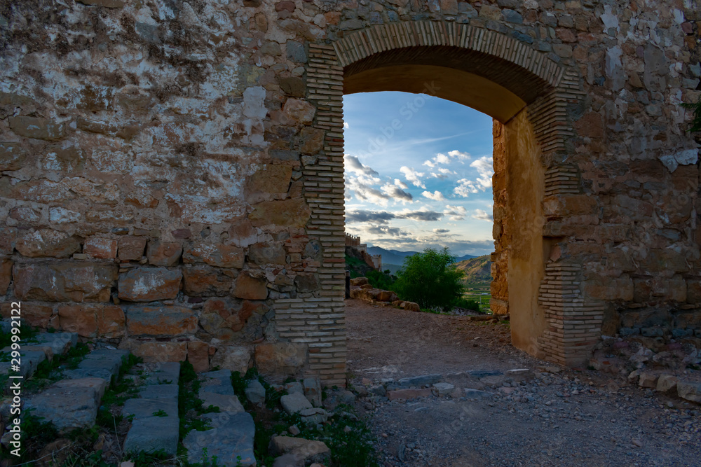 sagunto castle  is a tourist and cultural icon of this city of Alicante in Spain