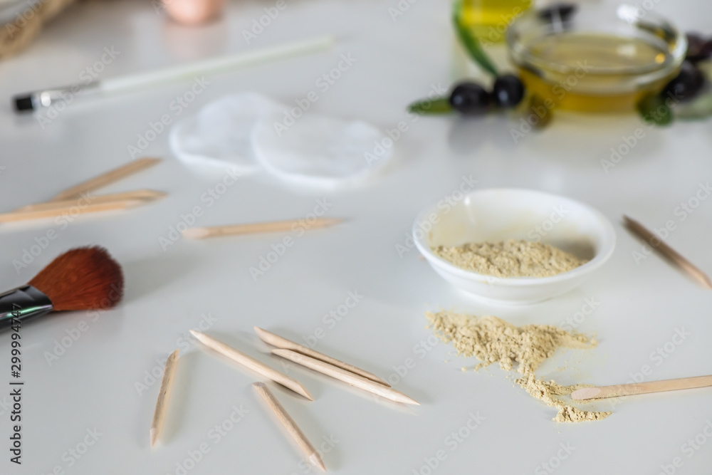 Fototapeta premium Olive Oil used in Beauty Treatments 
