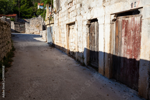 Altstadt von Ston auf der Halbinsel Peljesac  Kroatien