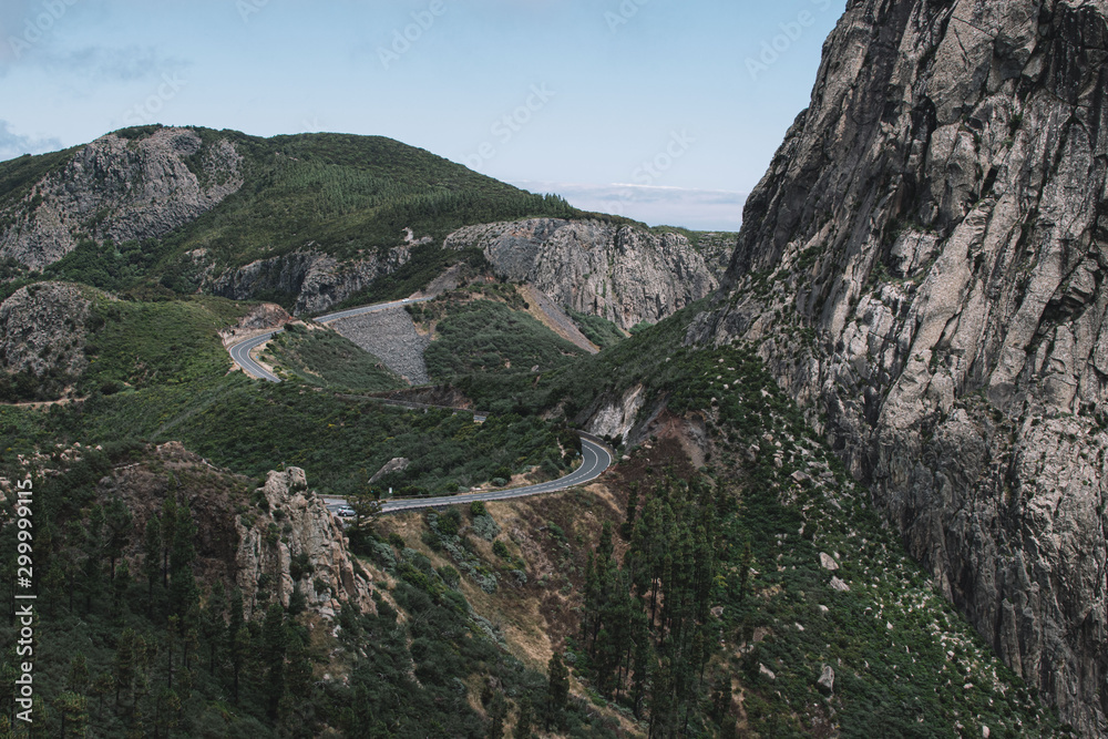 Beautiful landscape in La Gomera, Canary Islands Beautiful landscape in La Gomera, Canary Islands