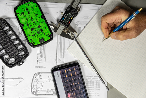Tapety artystyczne Mechanical Design Process