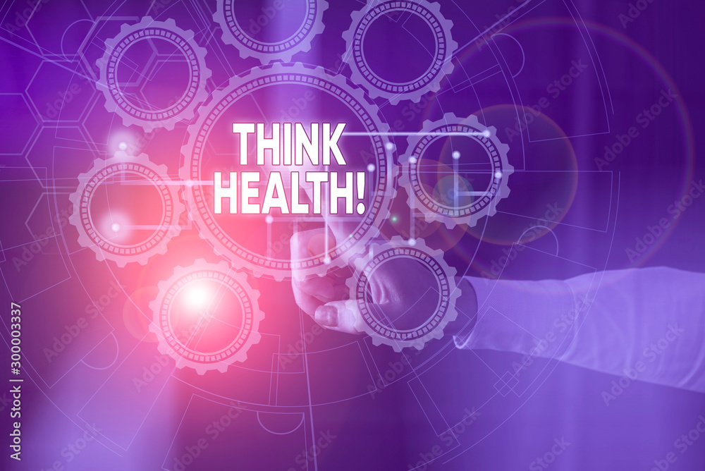 Handwriting text Think Health. Conceptual photo state of complete physical mental and social well being Picture photo system network scheme modern technology smart device Handwriting text Think Health. Conceptual photo state of complete physical mental and social well being Picture photo system network scheme modern technology smart device