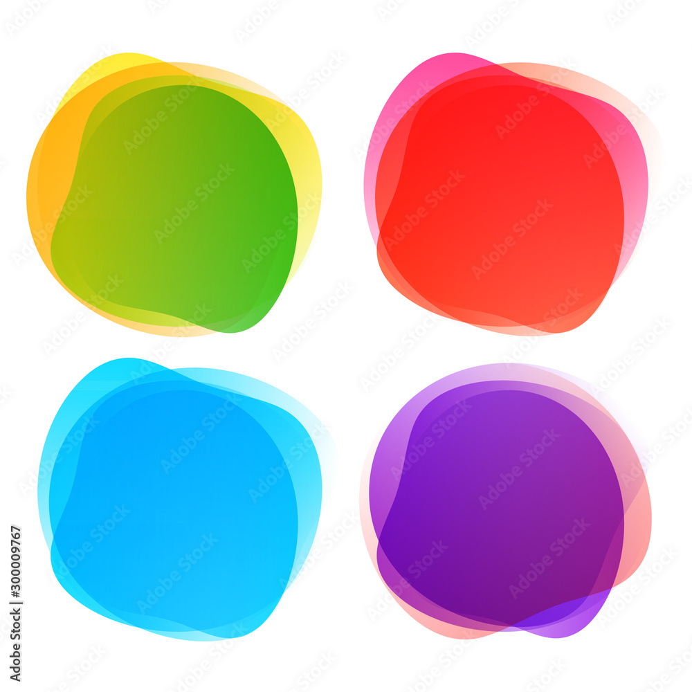 Circular label sticker Design elements circle colors background03 Circular label sticker Design elements circle colors background03