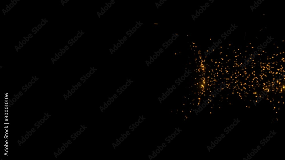 particle transition light logo reveal