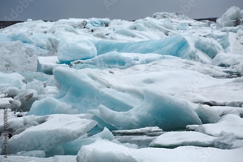 Glacial lake in Jokulsarlon  Iceland