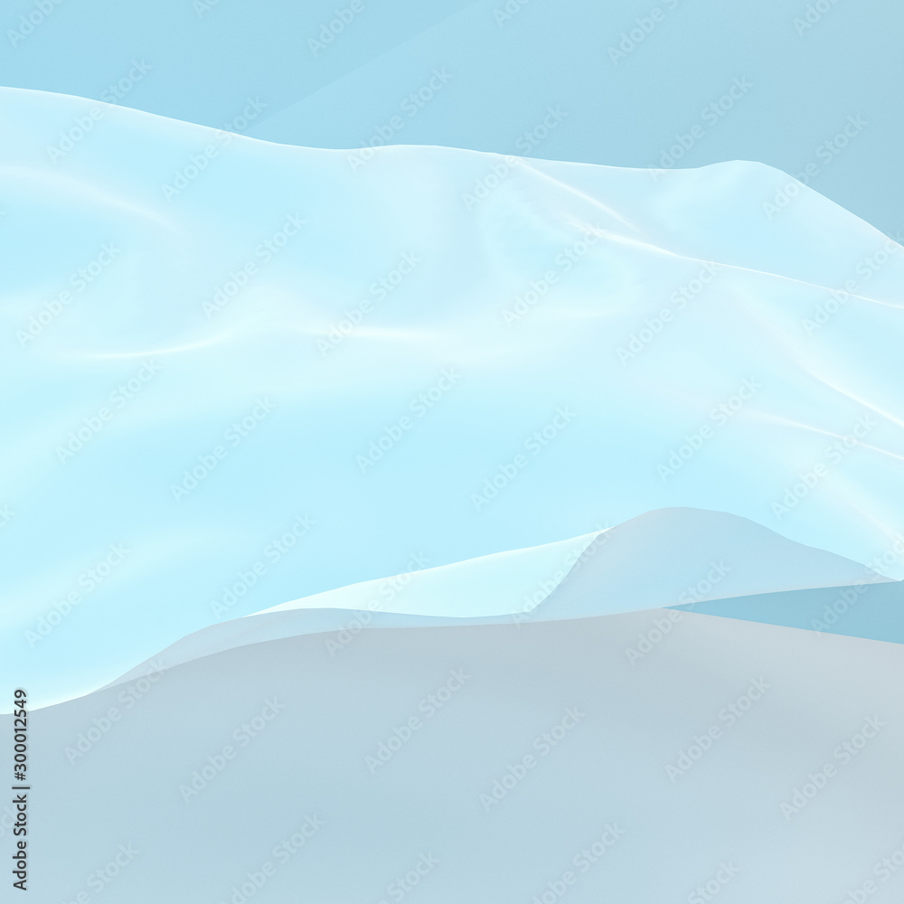 Flowing cloth, abstract color background, 3d rendering. Flowing cloth, abstract color background, 3d rendering.