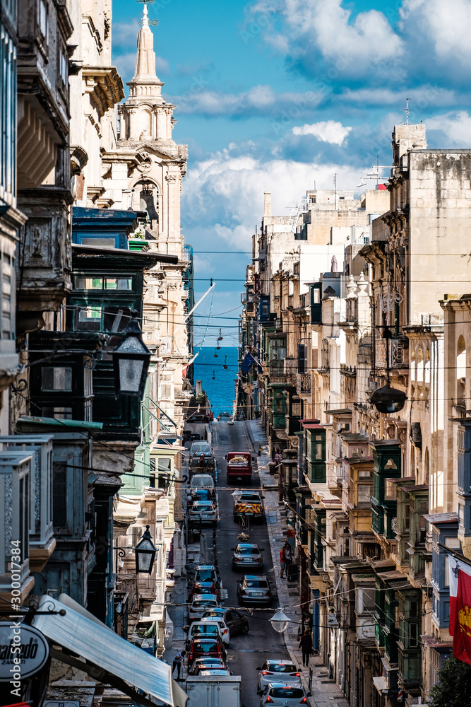 Fototapeta premium small streets of Valletta
