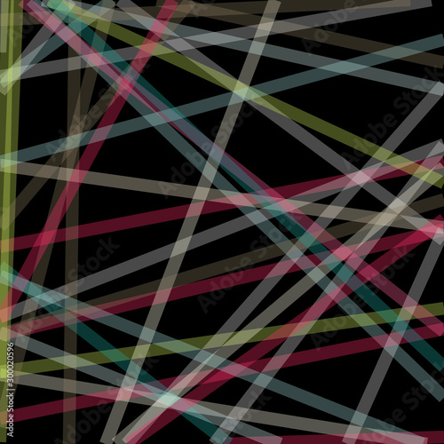 Colorful Lines Random Distribution Computational Generative Art background illustration