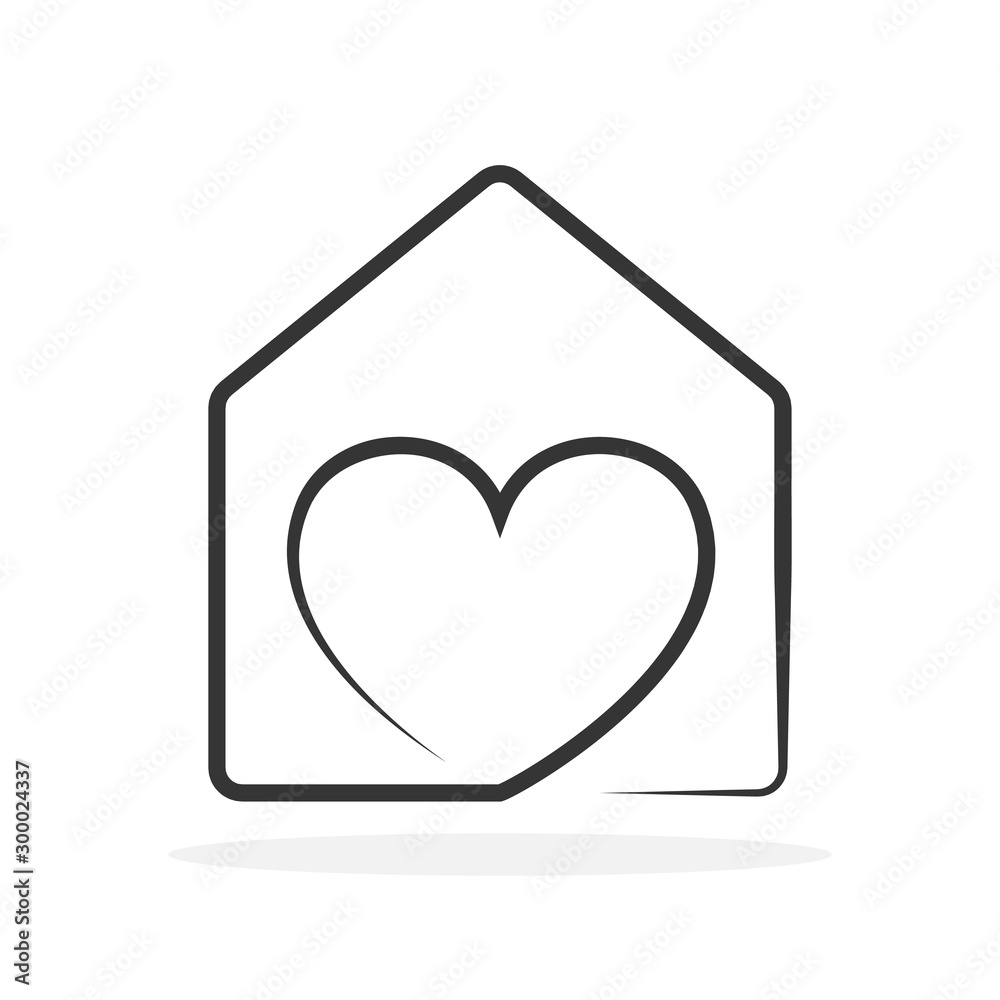 House icon - vector. House icon - vector.