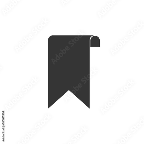 Vector bookmark icon isolated.