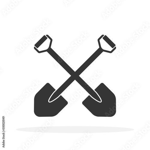 Shovel icon - vector.