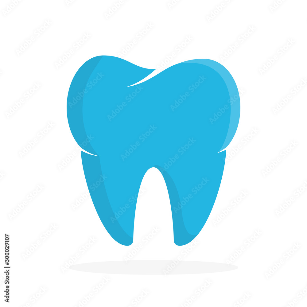 Vector Tooth icon.