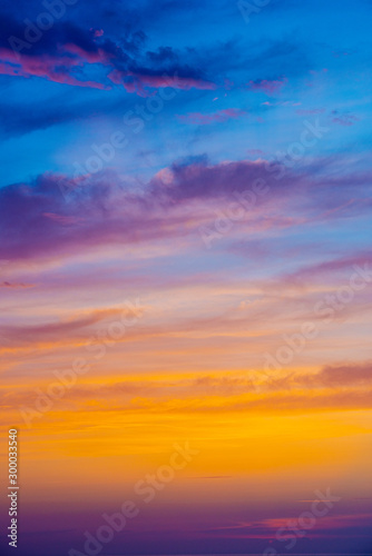 Fototapeta Naklejka Na Ścianę i Meble -  magnificant sunset on the mediterean sea in wonderful colors 