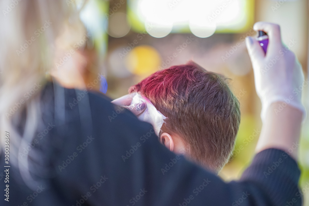 hair color using spray hair color using spray
