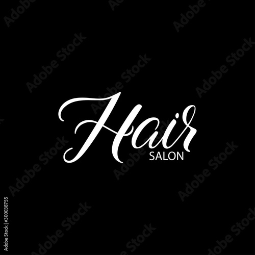 Hair salon calligraphy