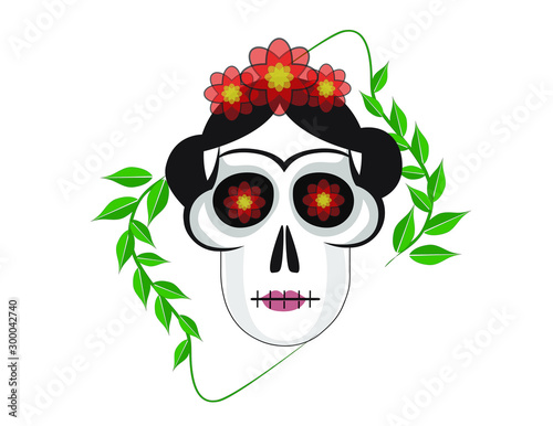 Catrina día de muertos en México